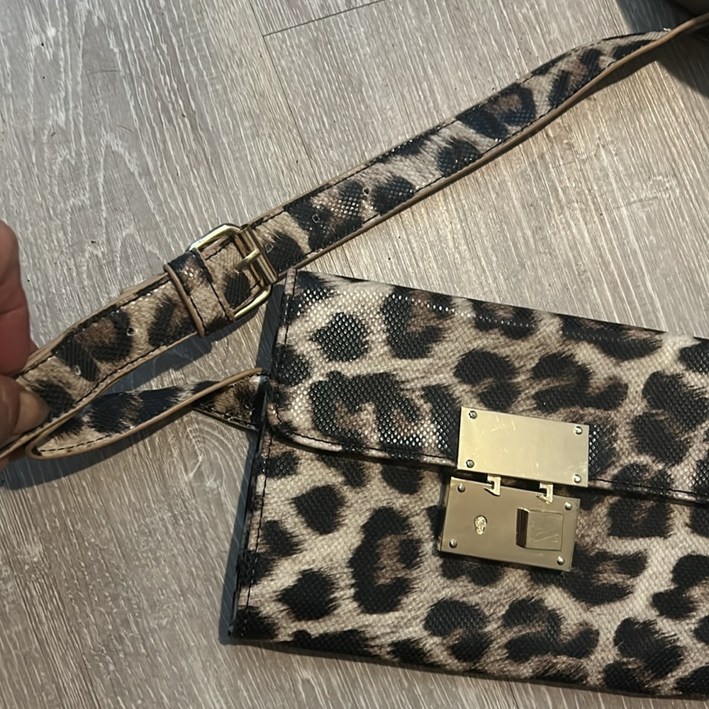 Wow. Sale!! BAForever leopard belt bag/ Fanny pack. Not your typical one!!